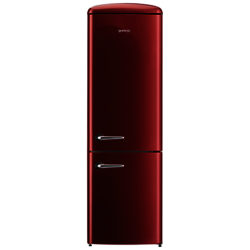 Gorenje ORK193 Freestanding Fridge Freezer, A+++ Energy Rating, Right-Hand Hinge, 60cm Wide Burgundy